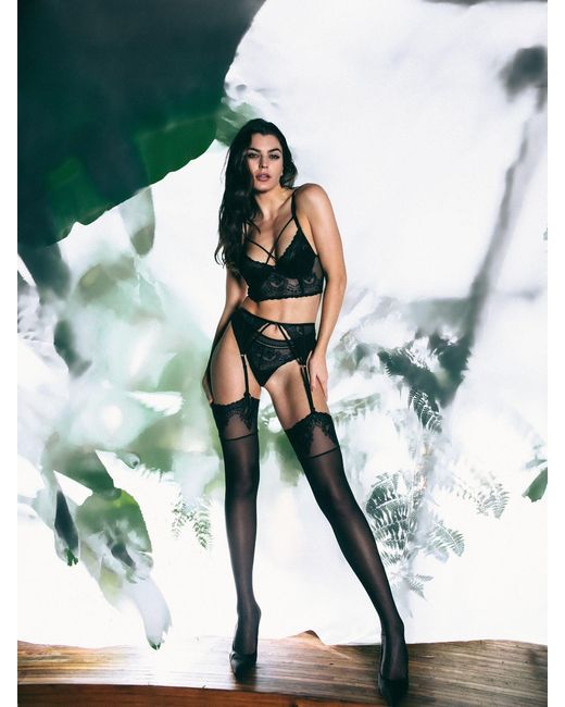 BonBon Lingerie Black Mara Stockings