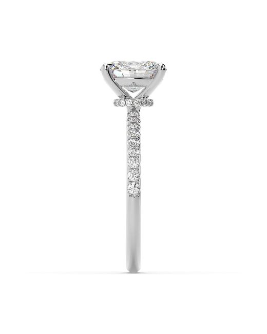 Artisan White Designer Ring With Lab-Grown Diamond