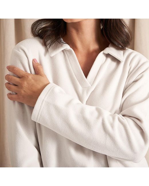 Pretty You London Natural Neutrals Fleece Lounge Set