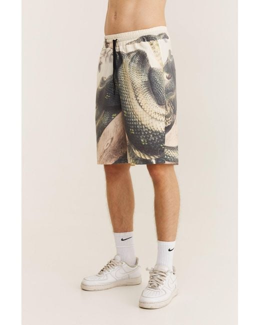mysimplicated Natural Bermuda Shorts for men