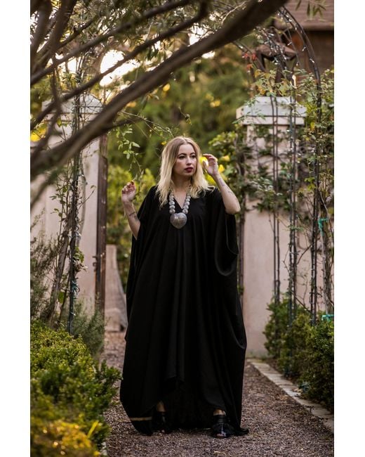 Jennafer Grace Black Onyx Caftan Kaftan