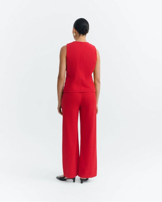 Thinking Mu Red Alisa Vest