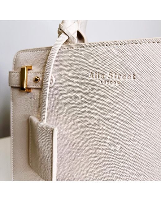 Alie Street London Pink Neutrals Derby Occasion Handbag