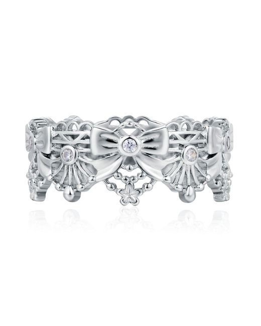 Azura Jewelry New York Metallic Aurora Bow Ring Vermeil