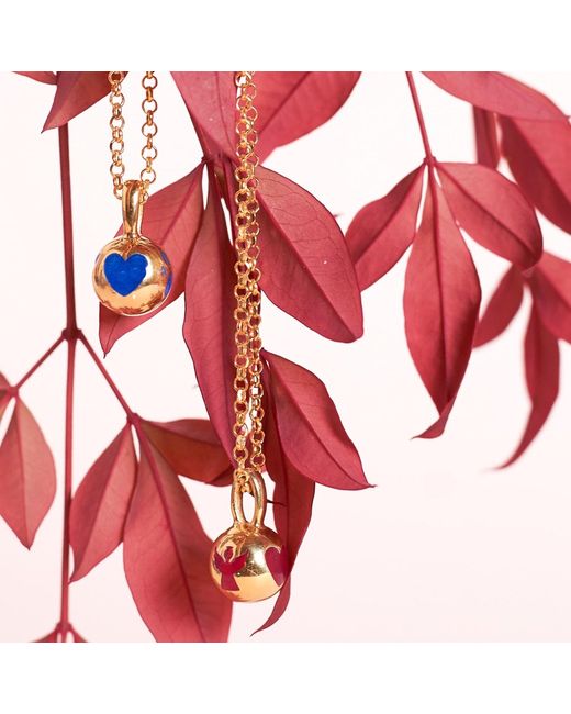 Myrto Katramadou Jewellery Metallic Melina Pendant-Plated Pine- Paw, Heart, Butterfly, Star