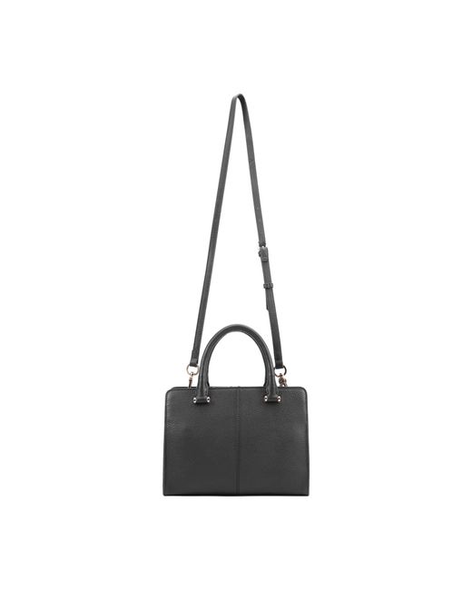 Paul Costelloe Black Eliza Leather Crossbody Bag