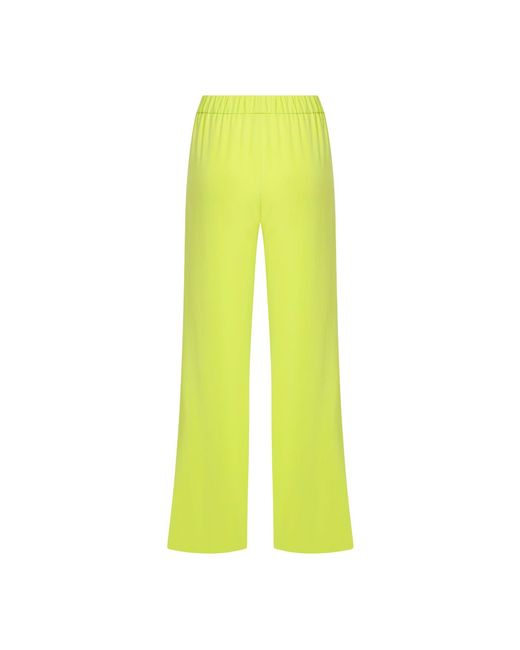 NAZLI CEREN Yellow Kyra Cropped Trousers
