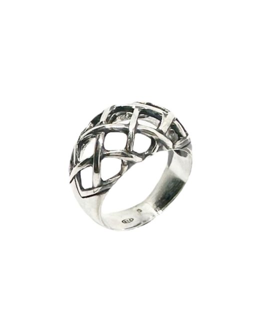 Tg-Jewellery by Tamara Gervasio Metallic The Woven Dome Ring
