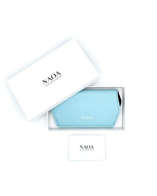Naoa Blue Slim Glasses Case