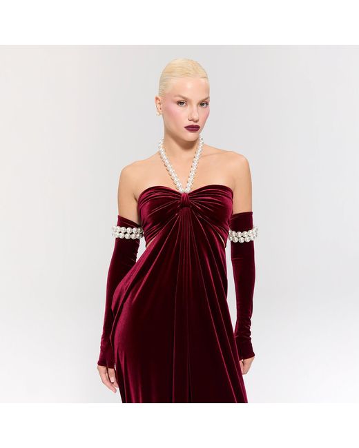 Nur Karaata Red Royal Ancestry Dress