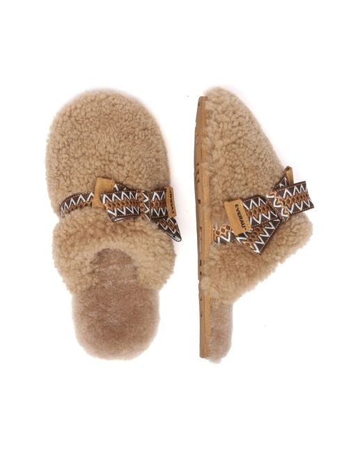 EverAu Australia Brown Moorhen Bow Slippers
