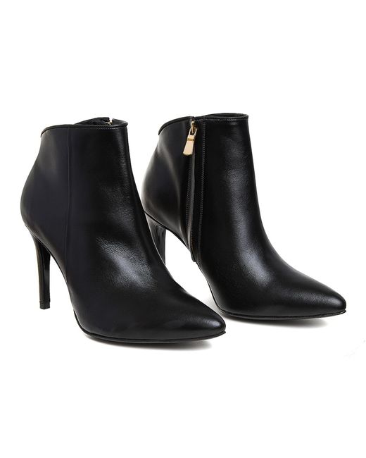 Ginissima Black Sara Ankle Boots Natural Leather