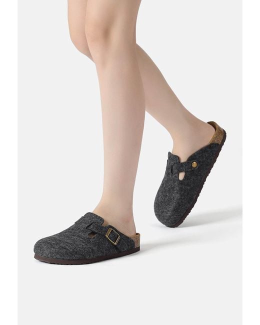 EverAu Australia Black Nightjarwea Leather Sandals