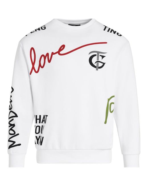 The Gt Atelier White Street Dialect Sweatshirt for men