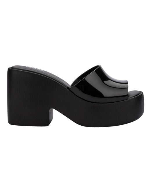 Melissa Black Posh Mule