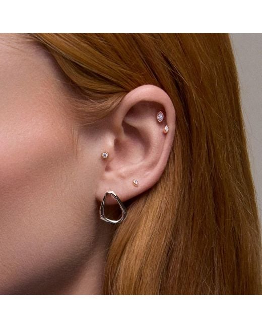 Dinny Hall Metallic Thalassa Stud Earrings