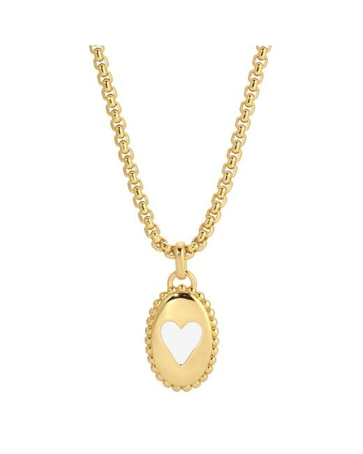 Leeada Jewelry Metallic Bea Goode Heart Necklace