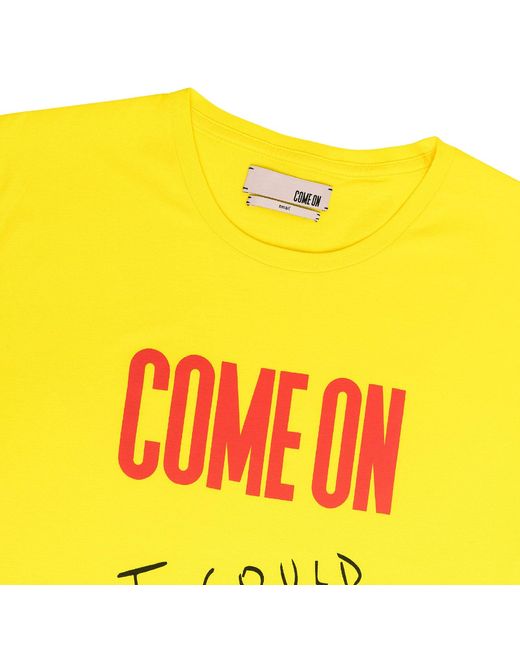 Come on Yellow T-Shirt for men