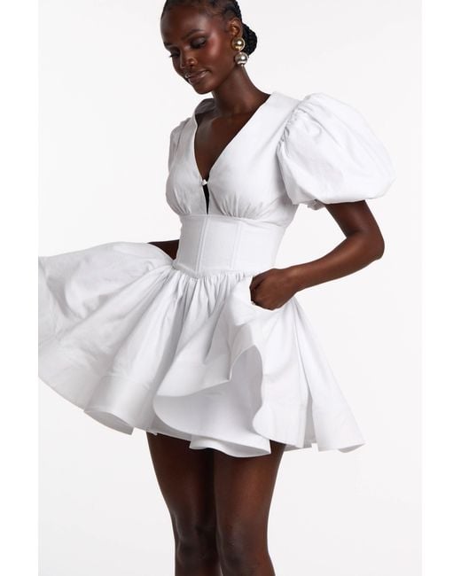 Ofuure White Delilah Mini Dress