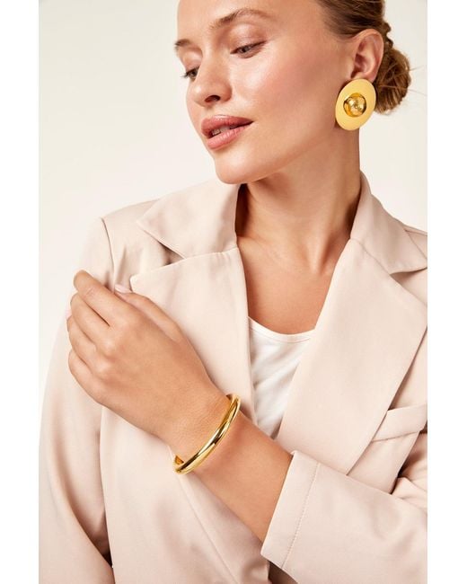 Visconti Metallic Alessia Grande Plated Sterling Bangle