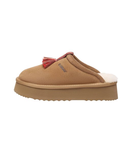 EverAu Australia Brown Caspian Platform Slippers