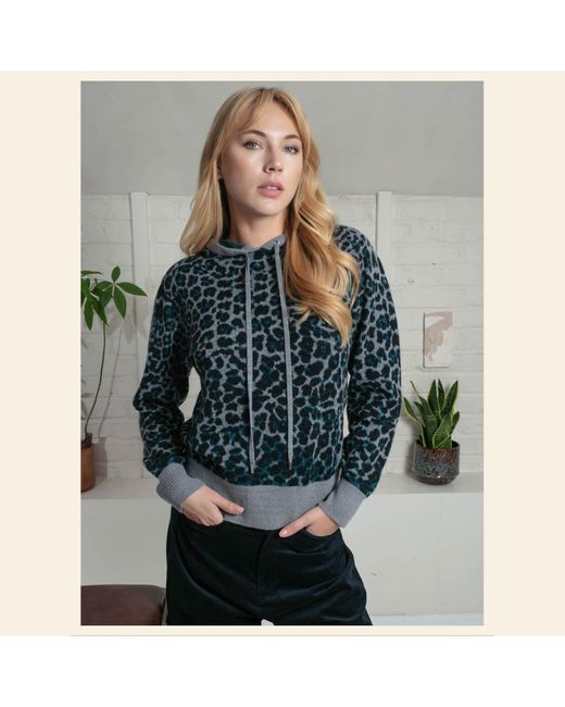 Nooki Design Gray Leopard Norwood Hoodie