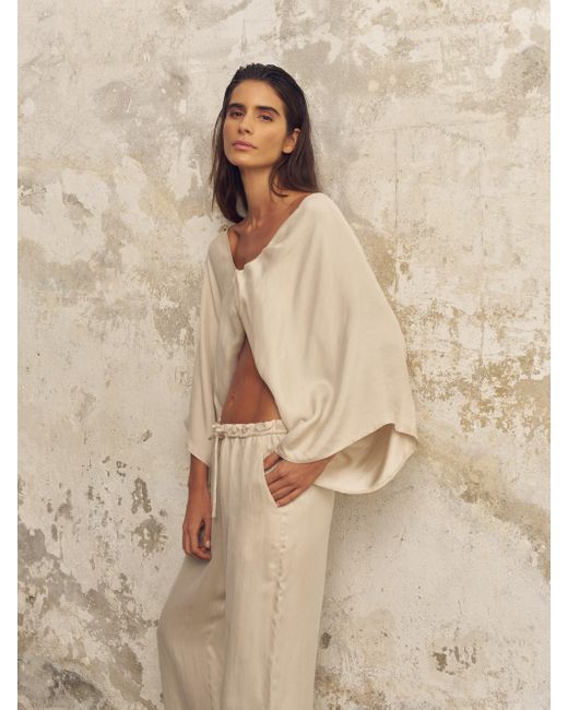 The Handloom Natural Neutrals Lucid Knot Top
