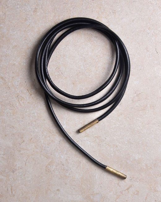 GYUNIA Black Nodo Belt Bronze