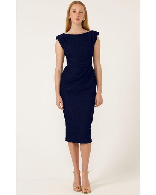 SACHA DRAKE Blue Sofia Dress