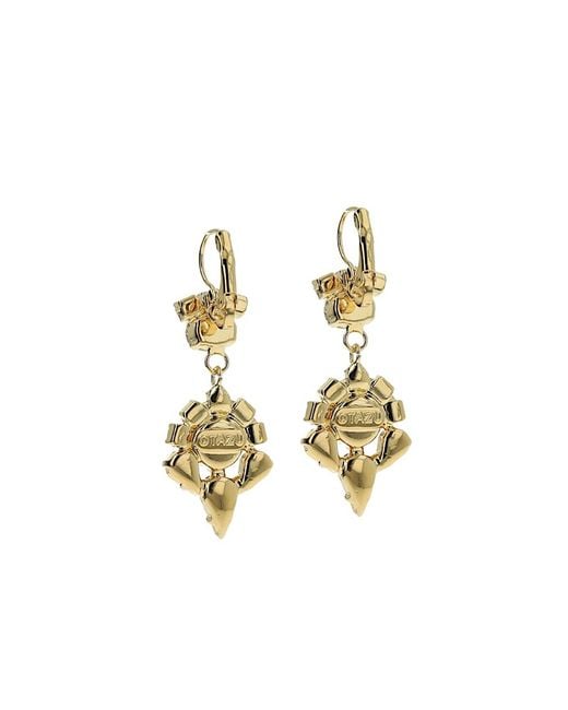 Otazu Blue Satin Earhangers