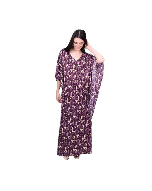 Laura Citron Purple Clara Caftan