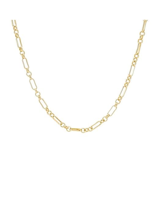 Nazzar Metallic Link Chain Necklace