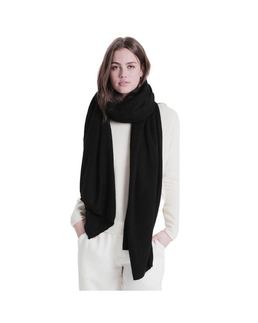 tirillm Black Alfie Big Cashmere Scarf