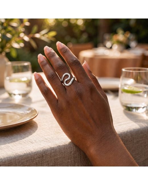 Oriaku Studio White Domi Ring