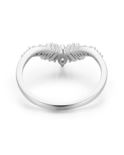Azura Jewelry New York White Hillcrest Ring Vermeil