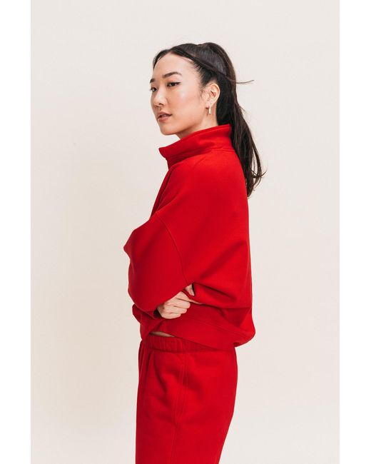 Ocio Leisurewear Red Polo Crew