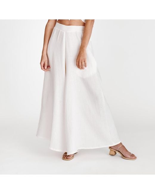 Italia A Collection Natural Creamy Dreamy Palazzo Pant
