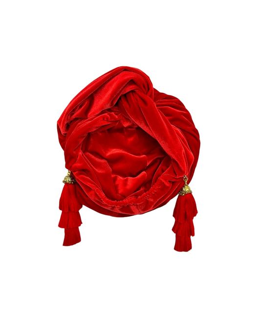 Julia Clancey Red Ruby Swinglette Turban