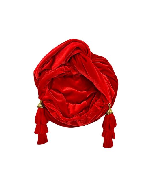 Julia Clancey Red Ruby Swinglette Turban