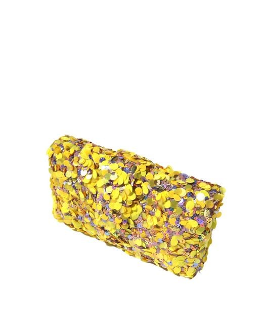 Simitri Yellow Lemon Kitsch Clutch