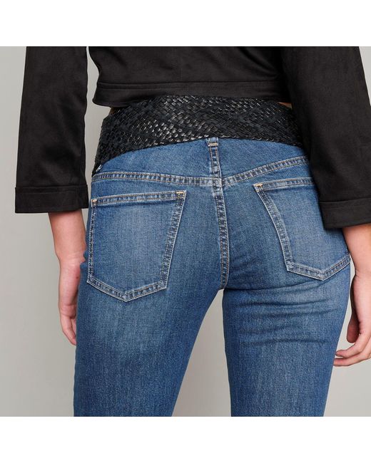 Love and Nostalgia Blue Killer Low Rise Bootleg Jean