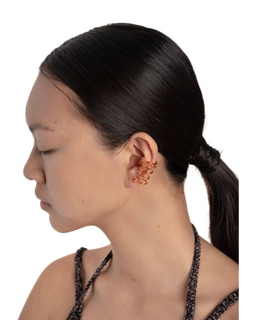 Lavani Jewels Orange Togusa Ear Cuff