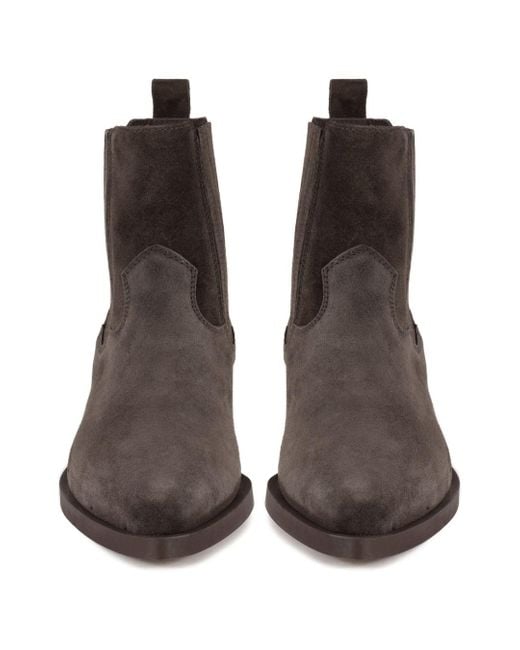 Keith Scarrott Shoes Brown Musci Suede Ankle Boots