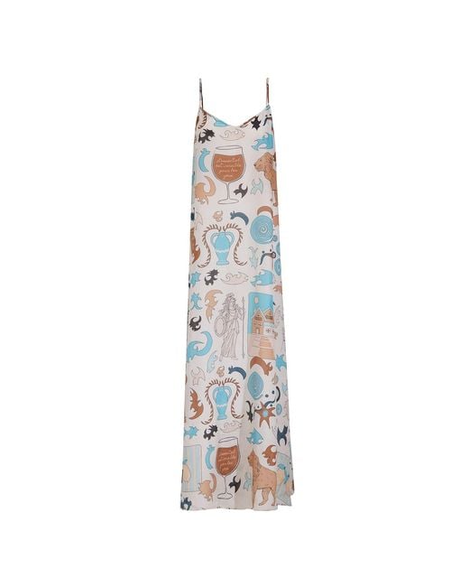 Iodes Blue Patmos Beach Dress