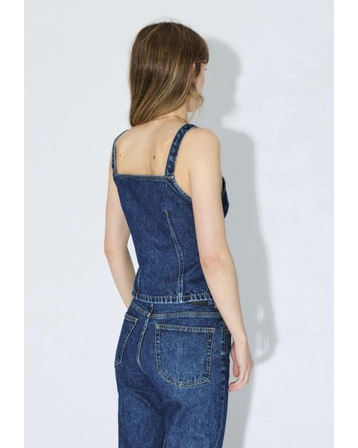 Dr. Denim Blue Niamh Top