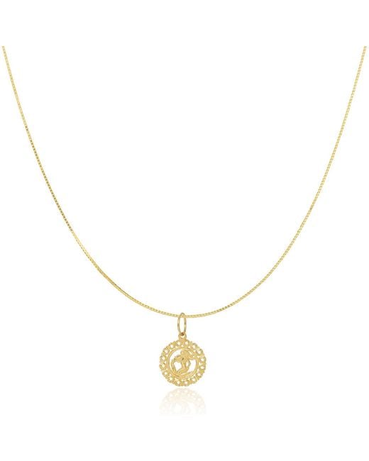 Maya Brenner Metallic Zodiac Necklace