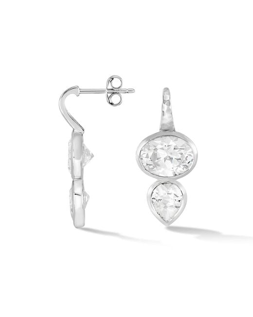 Dower & Hall White Topaz Tutti Frutti Earrings
