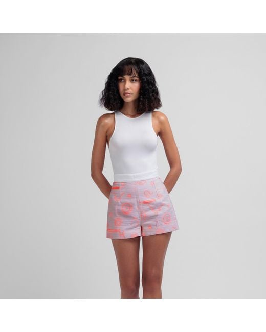 GeeGee Collection Purple Zodiac Shorts
