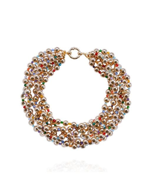 Saule Label Metallic Ilka Necklace Stack