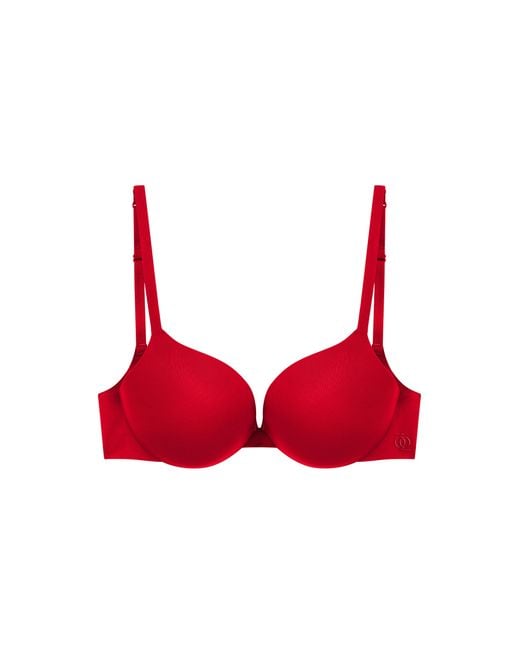 GOD SAVES QUEENS Red Second Skin Ultimate Push-Up Bra Rose